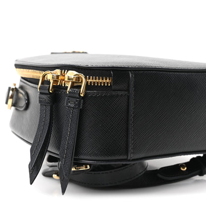 Prada Saffiano Lux Mini Odette Backpack Black 7 of 8