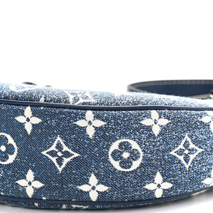 Louis Vuitton Monogram Jacquard Denim Loop Bleu 8 of 9
