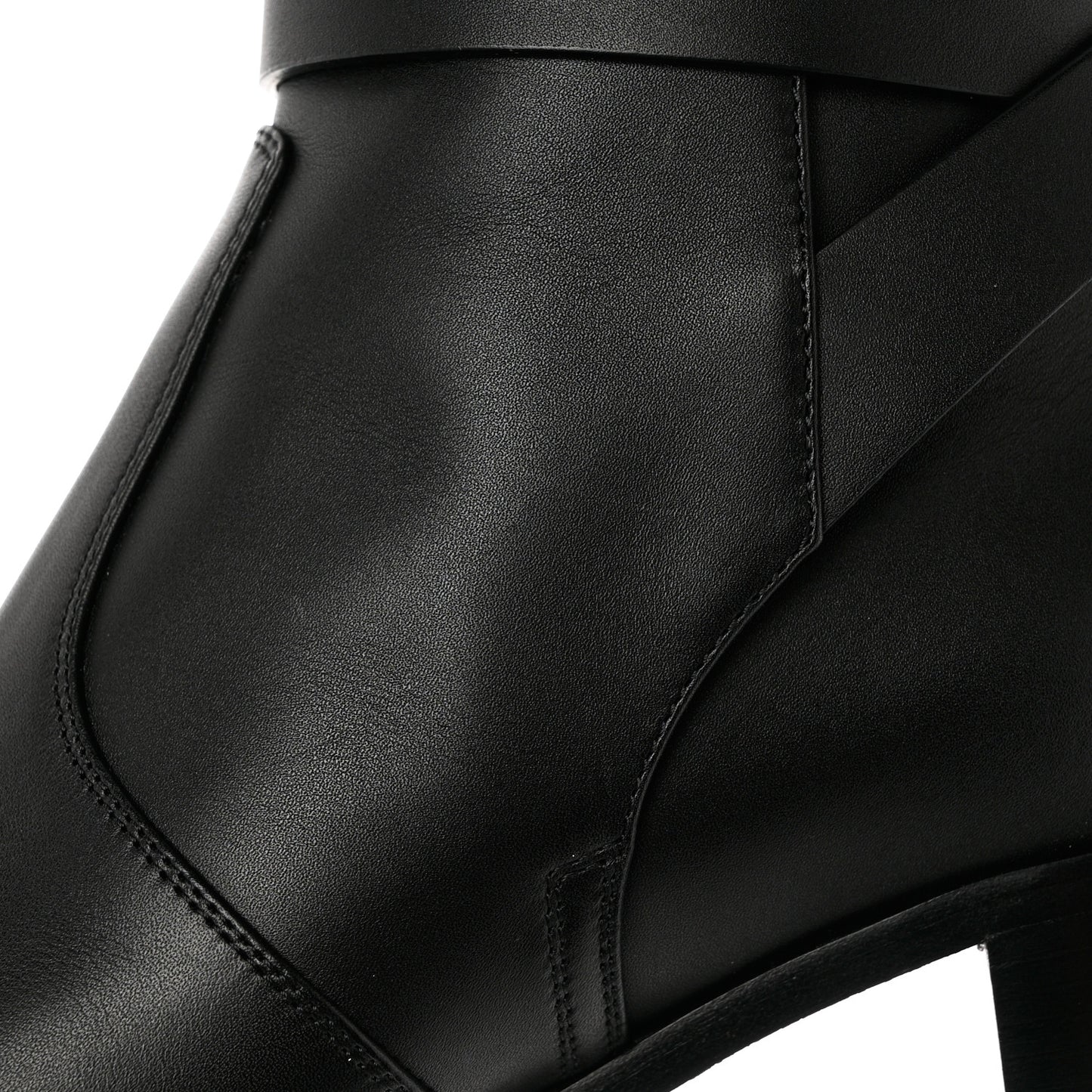 Calfskin Frenchie 50 Ankle Boots 36 Black