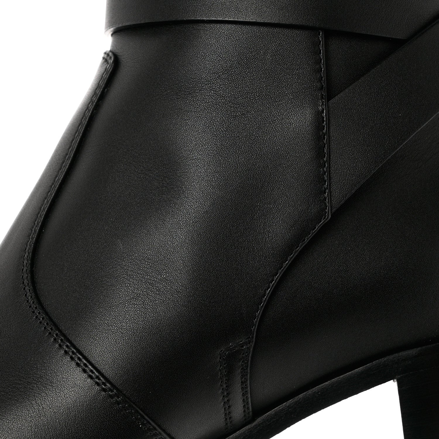 Hermes Calfskin Frenchie 50 Ankle Boots 36 Black 9 of 11