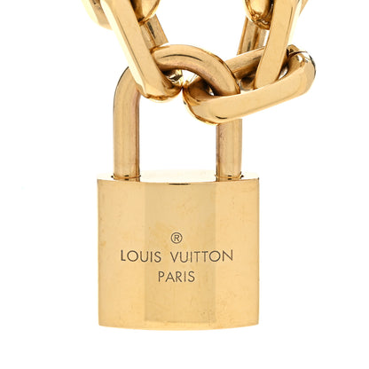 Louis Vuitton LV Edge Necklace Cadenas Gold 5 of 5