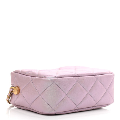 Chanel Iridescent Caviar Quilted Mini My Perfect Camera Case Pink 4 of 11