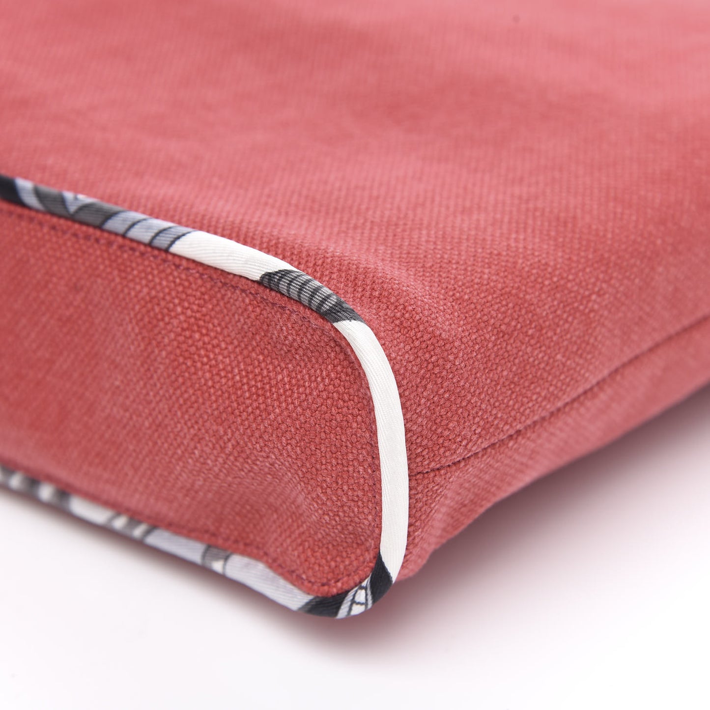 Canvas Taurillon Silk Petit H Tote Multicolor