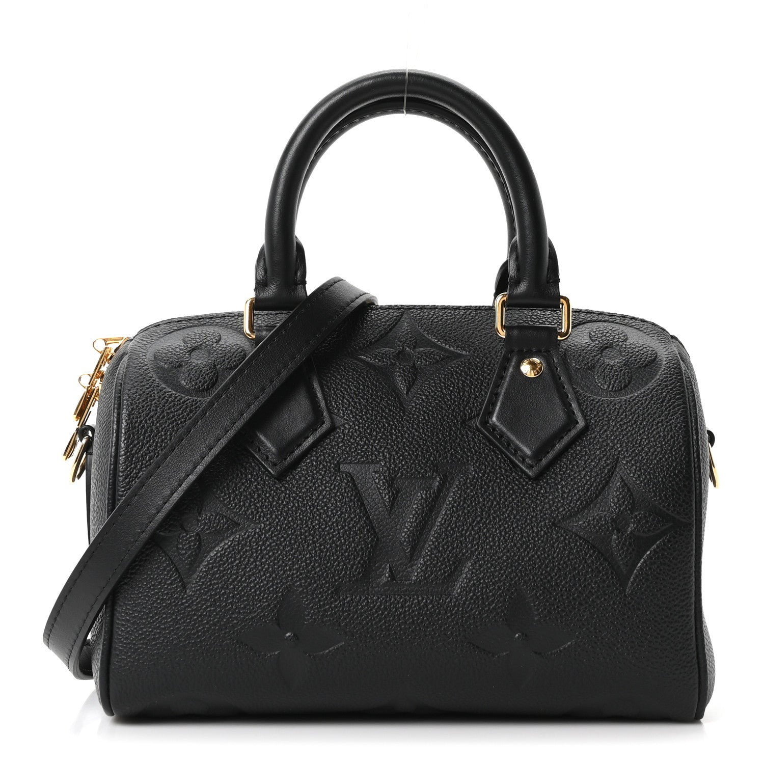 Louis Vuitton Empreinte Monogram Giant Speedy Bandouliere 20 Black 1 of 9