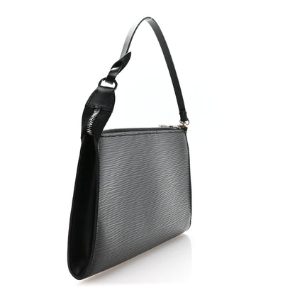 Louis Vuitton Epi Pochette Accessories 24 Black 3 of 10