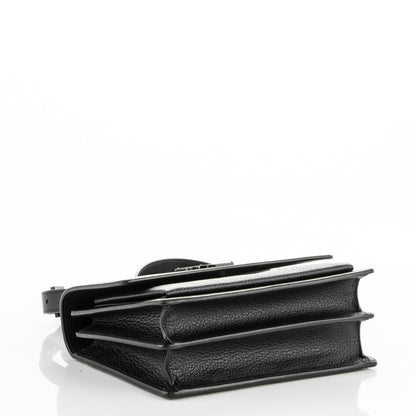 Saint Laurent Grained Calfskin Medium Monogram Sunset Black 4 of 5
