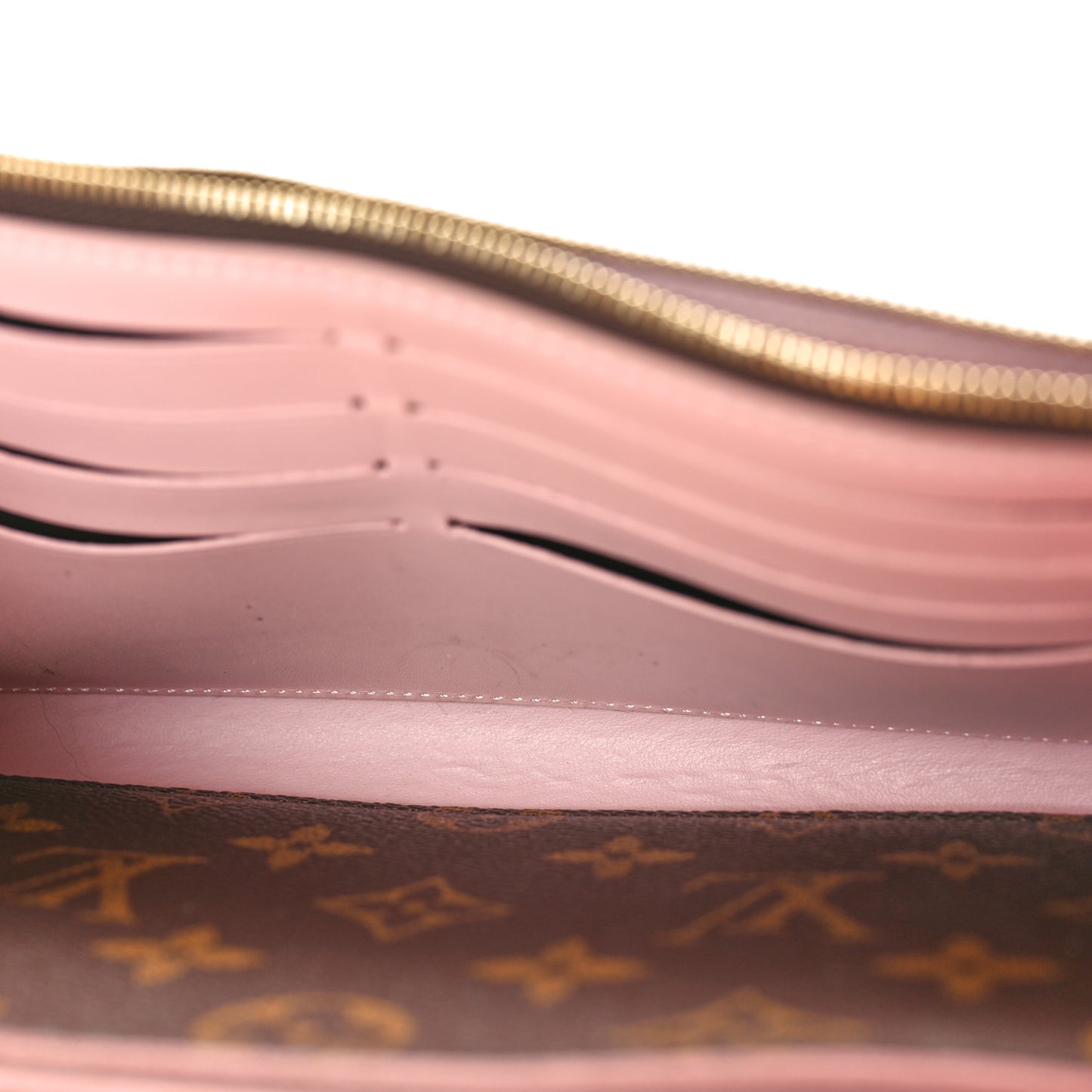 Monogram Flore Wallet Rose Ballerine