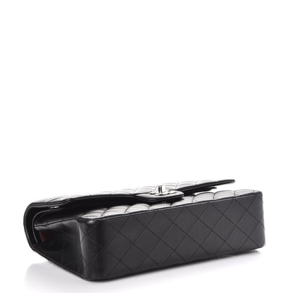 Chanel Lambskin Quilted Medium Double Flap Black 5 of 9