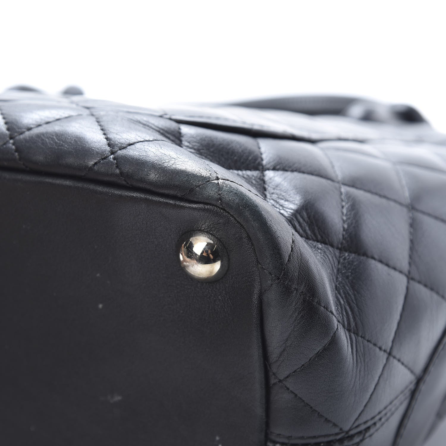 Chanel Calfskin Quilted Large Cambon Tote Black 11 of 15