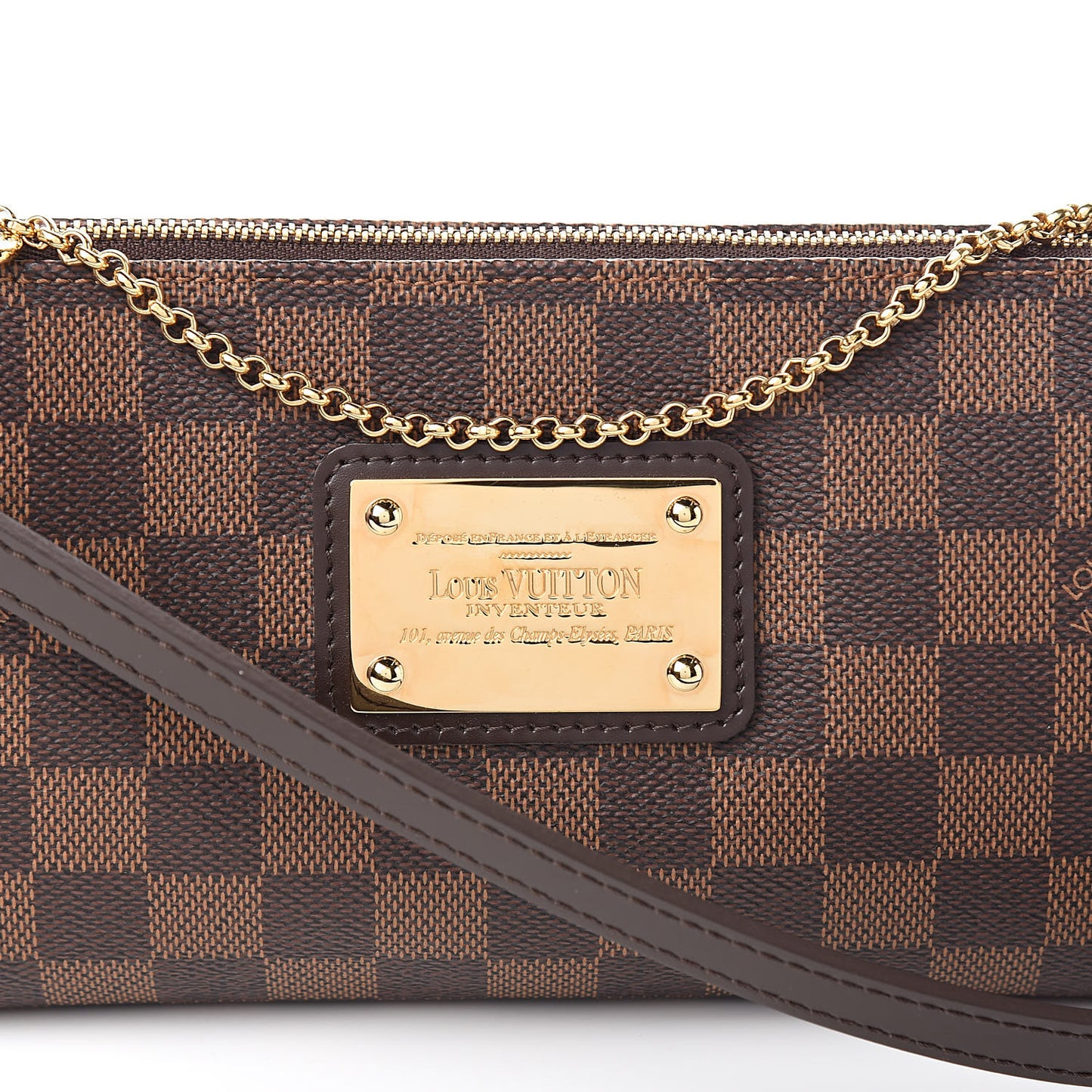 Damier Ebene Eva Clutch