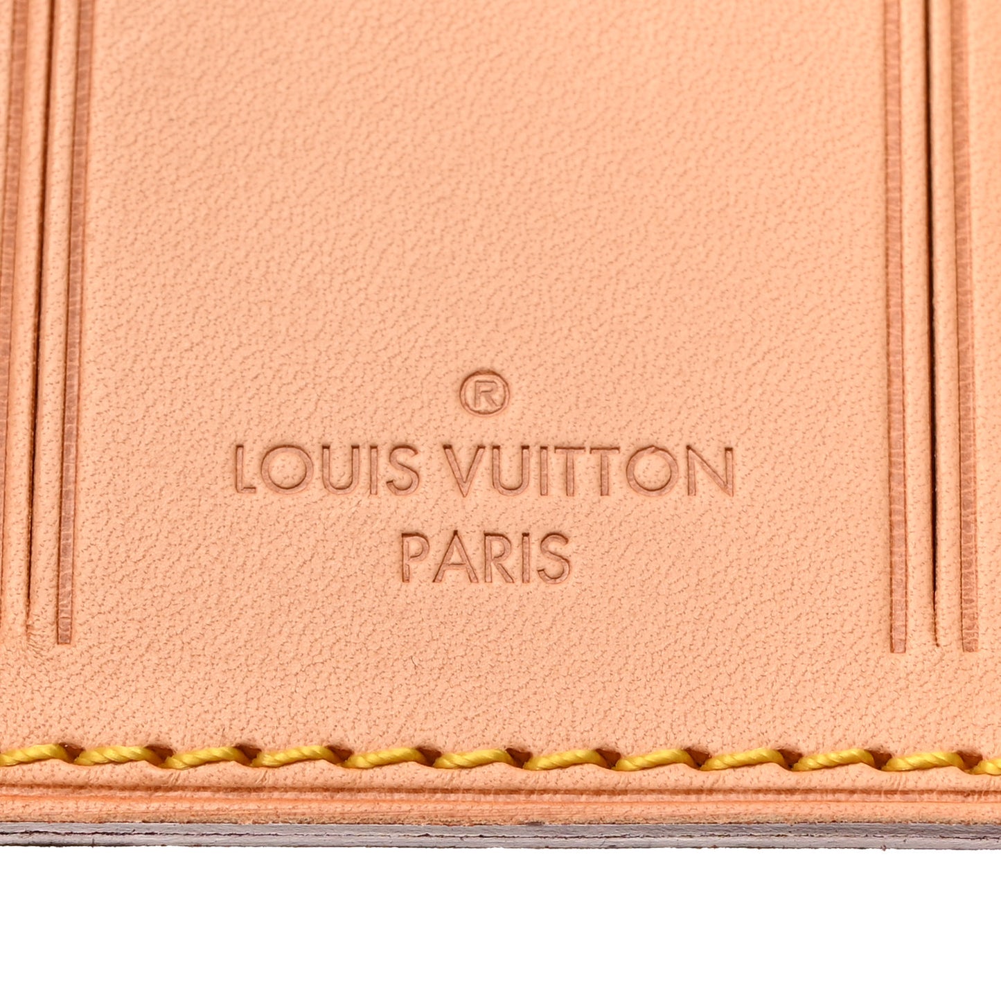 LOUIS VUITTON Vachetta Luggage Tag