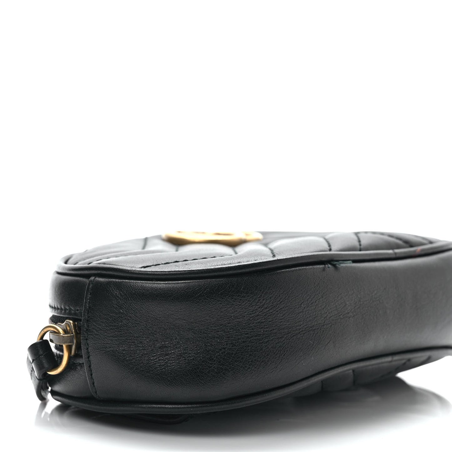 Calfskin Matelasse GG Marmont Belt Bag 85 34 Black