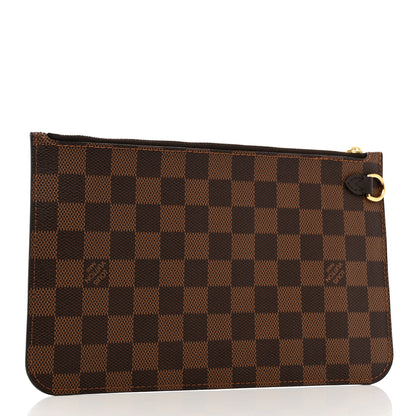 Louis Vuitton Damier Ebene Neverfull MM GM Pochette 3 of 7