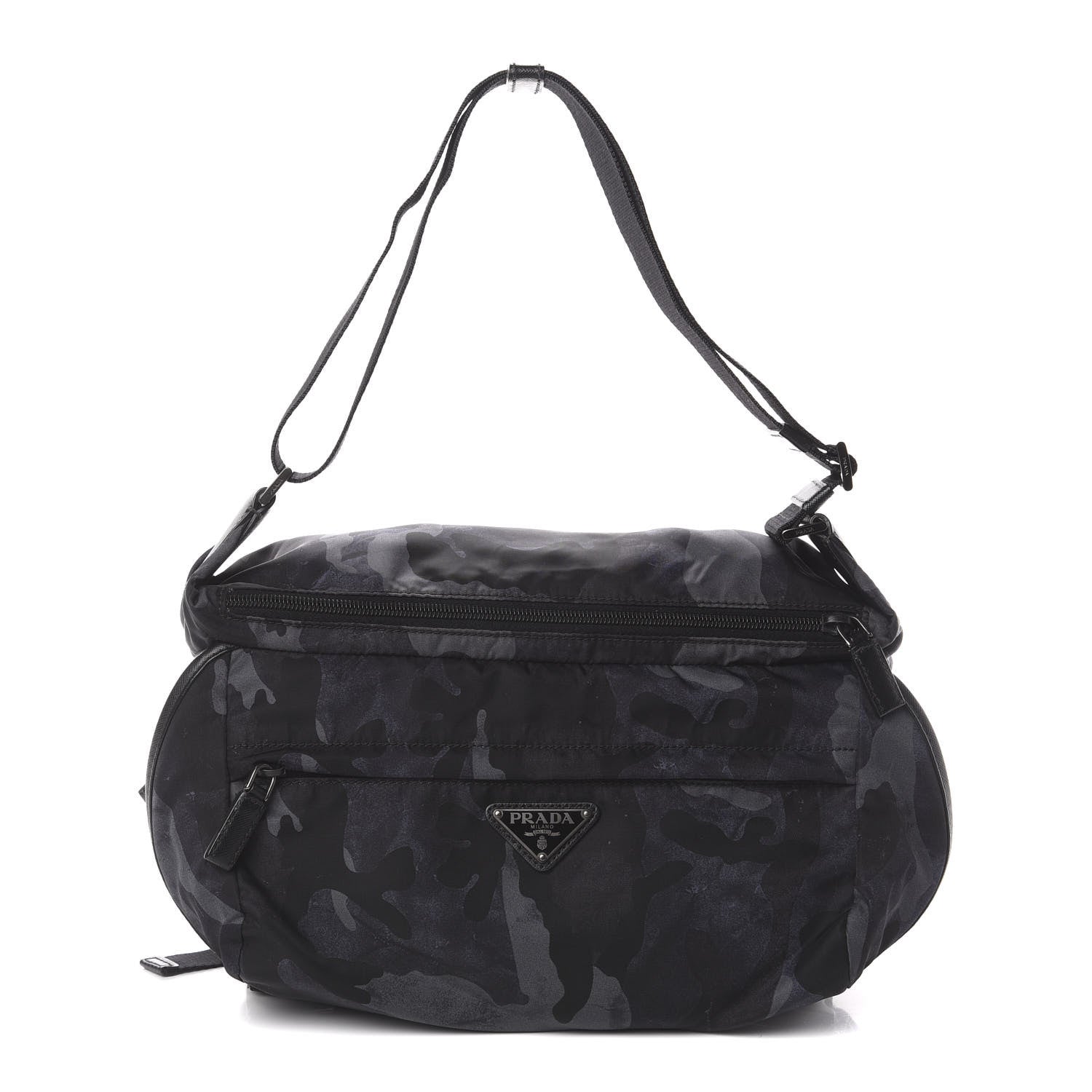 Prada Tessuto Nylon Camouflage Belt Bag Fumo 1 of 8