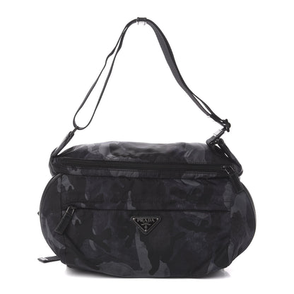 Prada Tessuto Nylon Camouflage Belt Bag Fumo 1 of 8