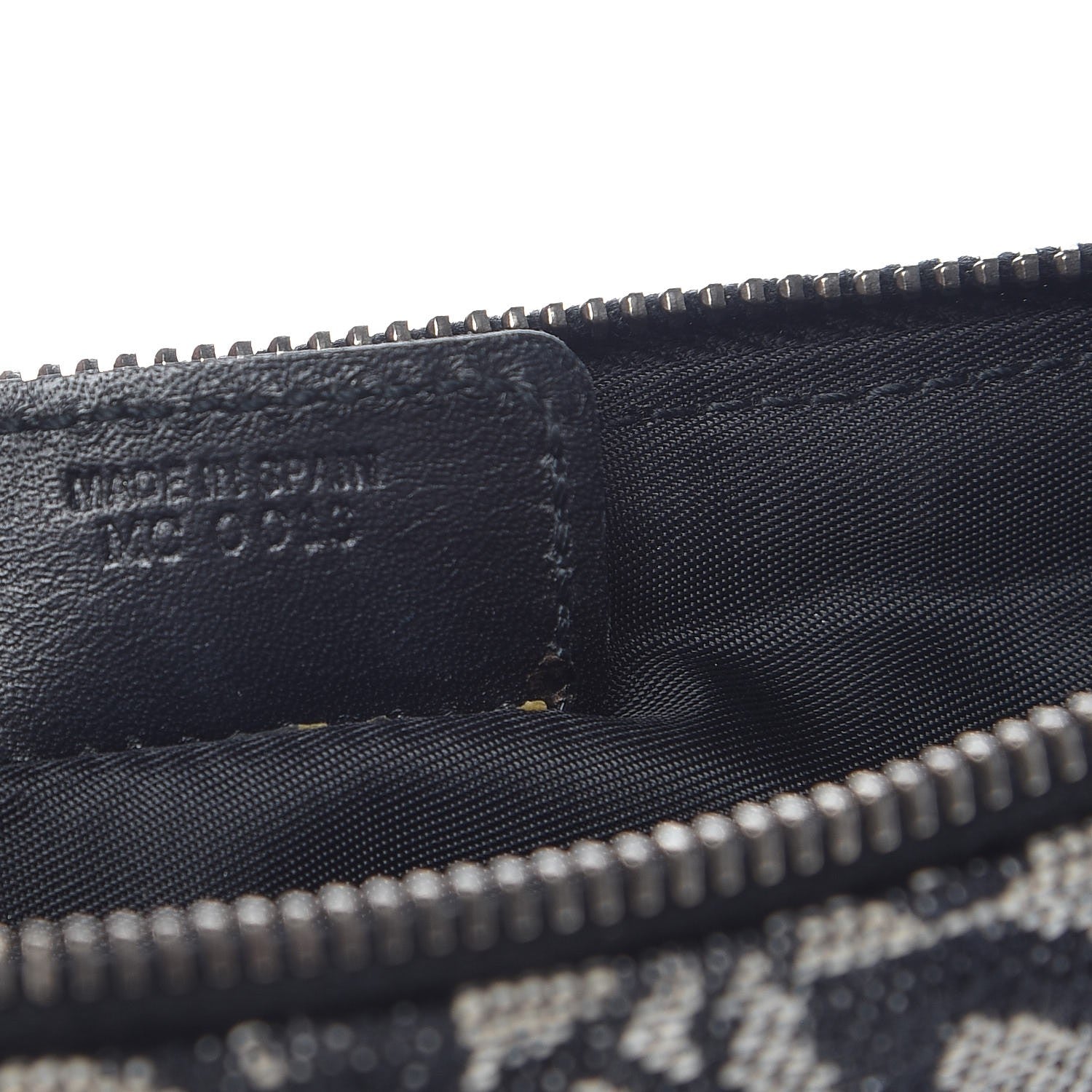 Christian Dior Monogram Mini Saddle Pochette Navy 7 of 8