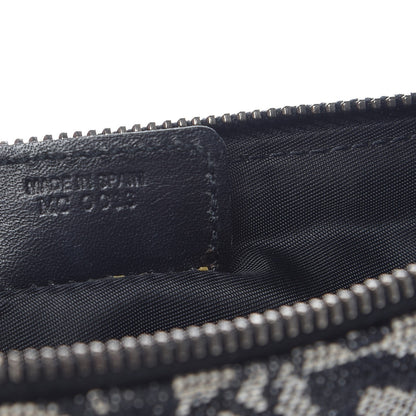 Christian Dior Monogram Mini Saddle Pochette Navy 7 of 8