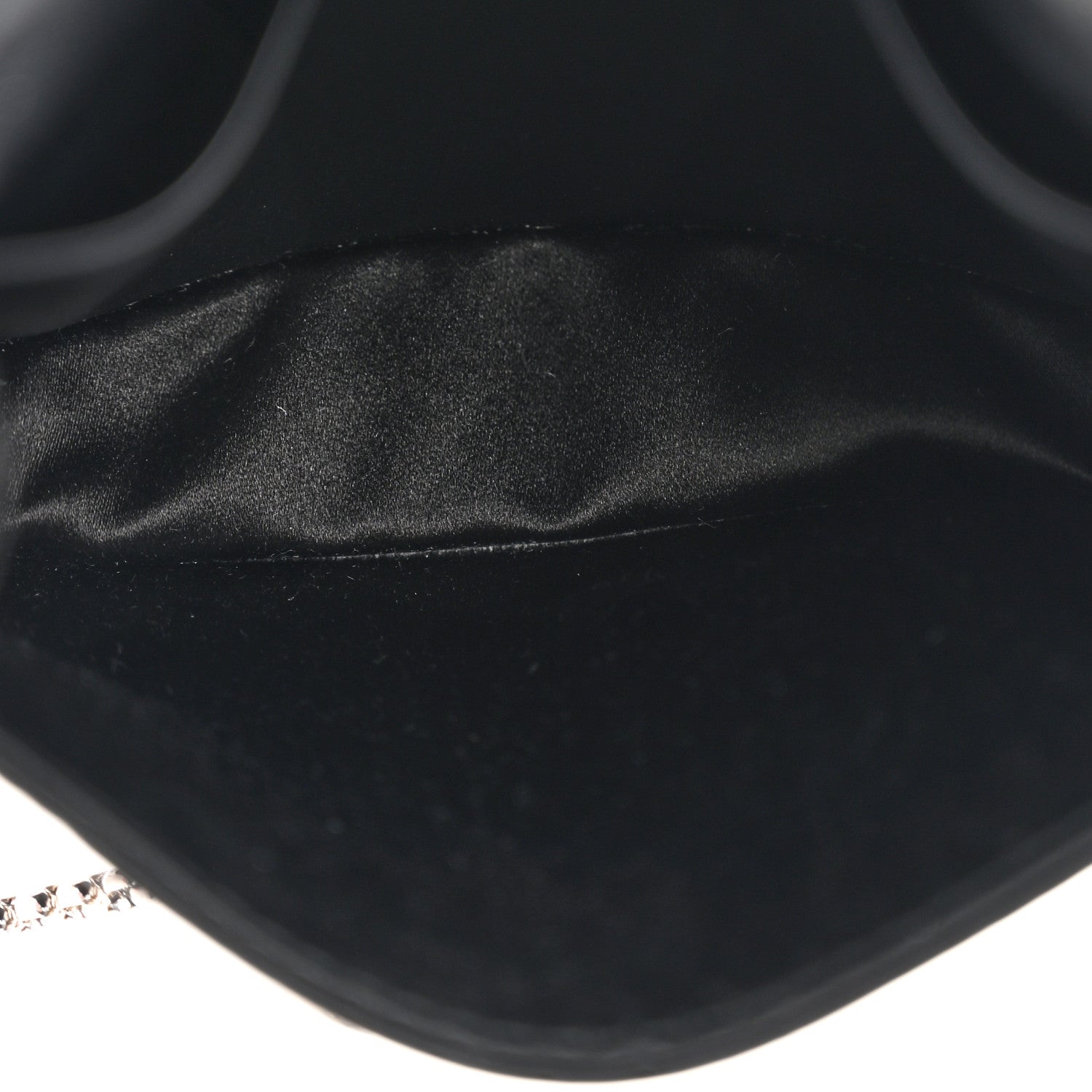 Prada Satin Crystal Metal Triangle Logo Card Holder With Strap Cristal 5 of 11