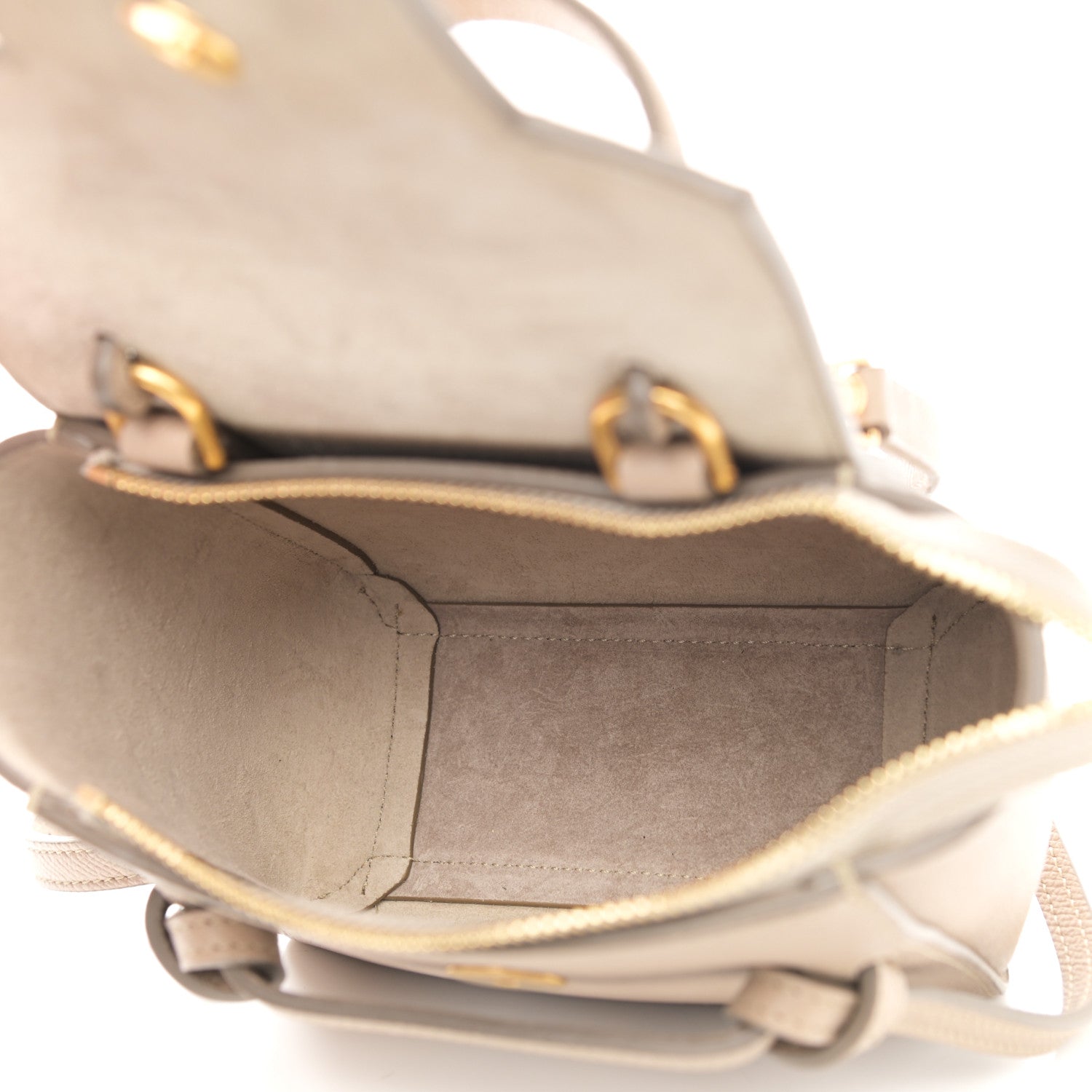 Celine Grained Calfskin Pico Belt Bag Light Taupe 5 of 10
