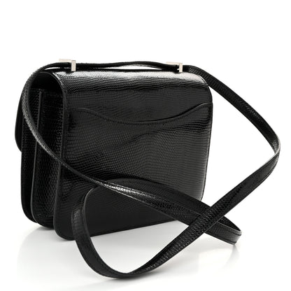 Hermes Lizard Constance 18 Black 5 of 25