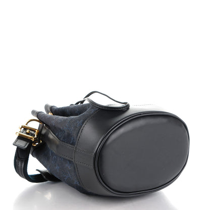 Louis Vuitton Mini Monogram Noelie Blue 4 of 8