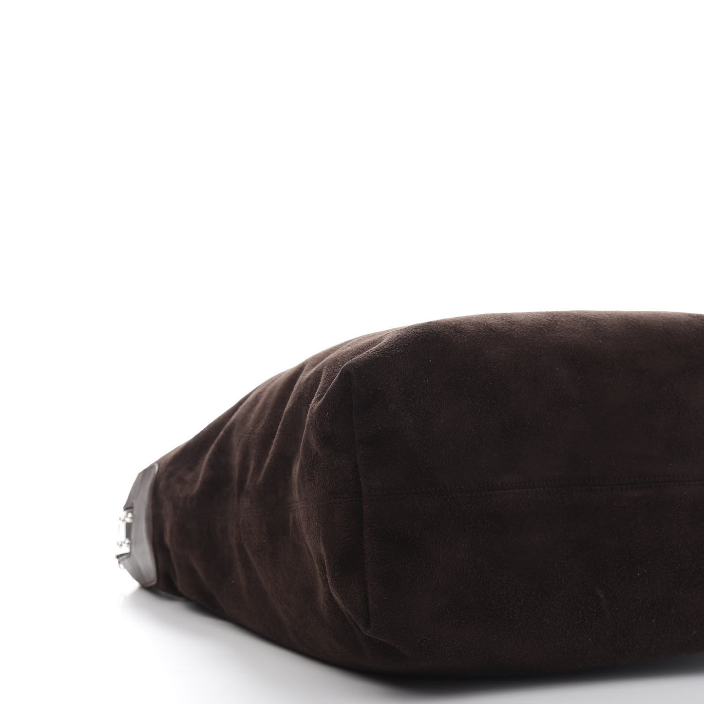 Suede Calfskin B Hobo Brown