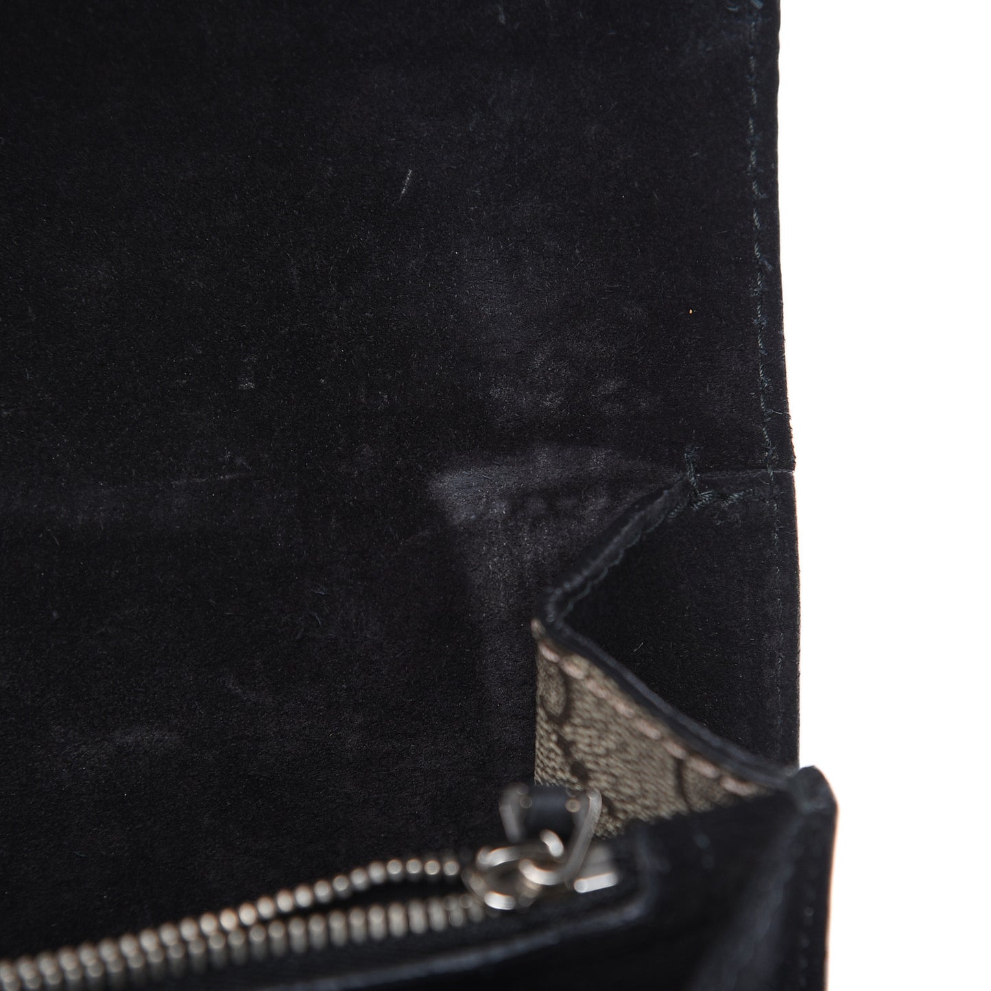 GG Supreme Monogram Small Dionysus Shoulder Bag Black