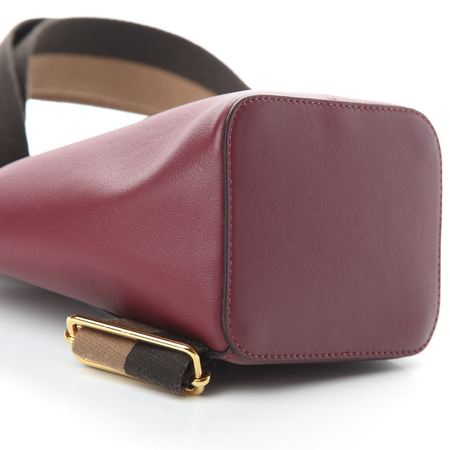 Fendi Vitello Grace Matte Mini Guitar Bag Barolo 9 of 12