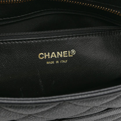 Chanel Caviar Quilted Medallion Tote Black 6 of 10