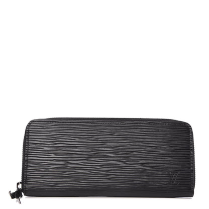 Louis Vuitton Epi Clemence Wallet Black 1 of 10