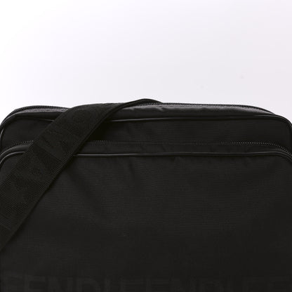 Fendi Nylon Vitello Messenger Bag Black 10 of 10