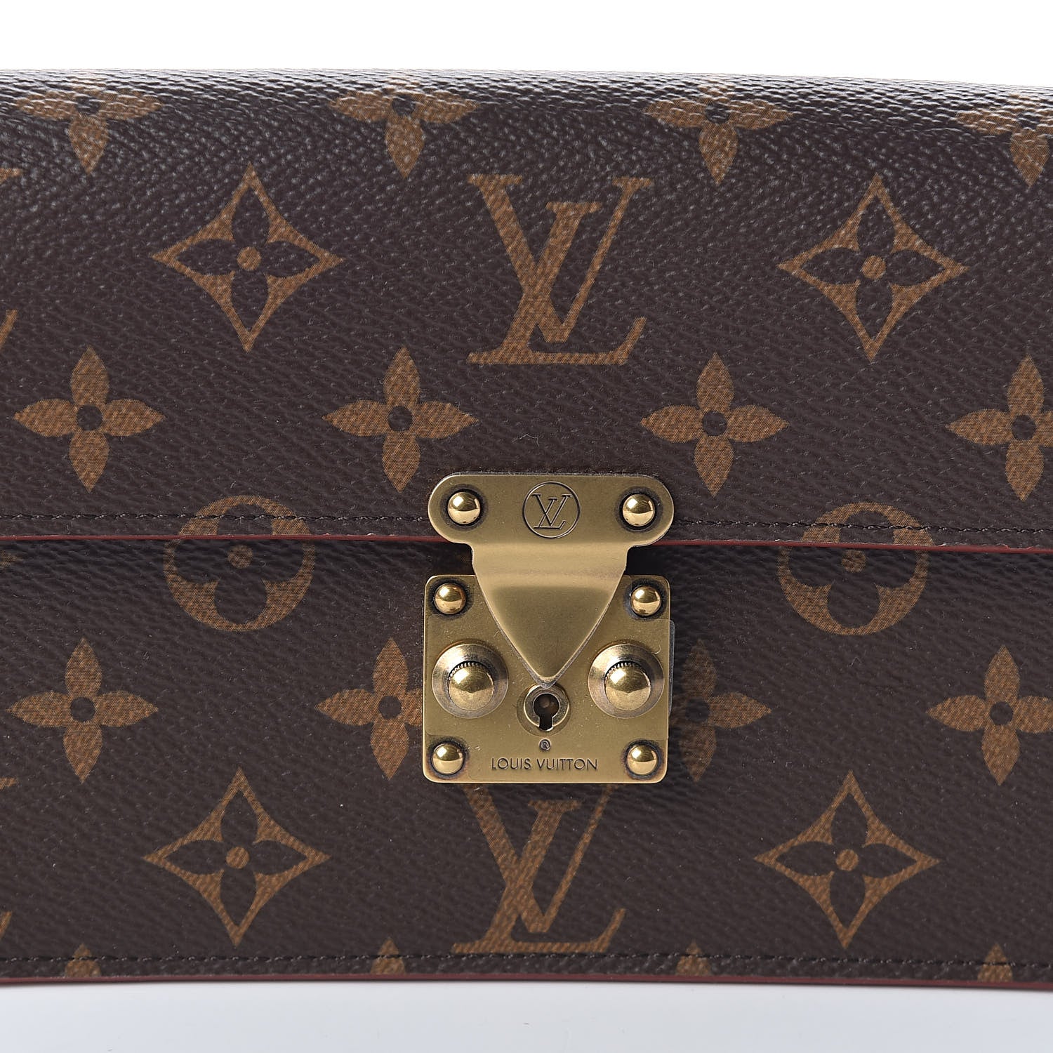 Louis Vuitton Monogram S Lock Belt Pouch MM 8 of 10
