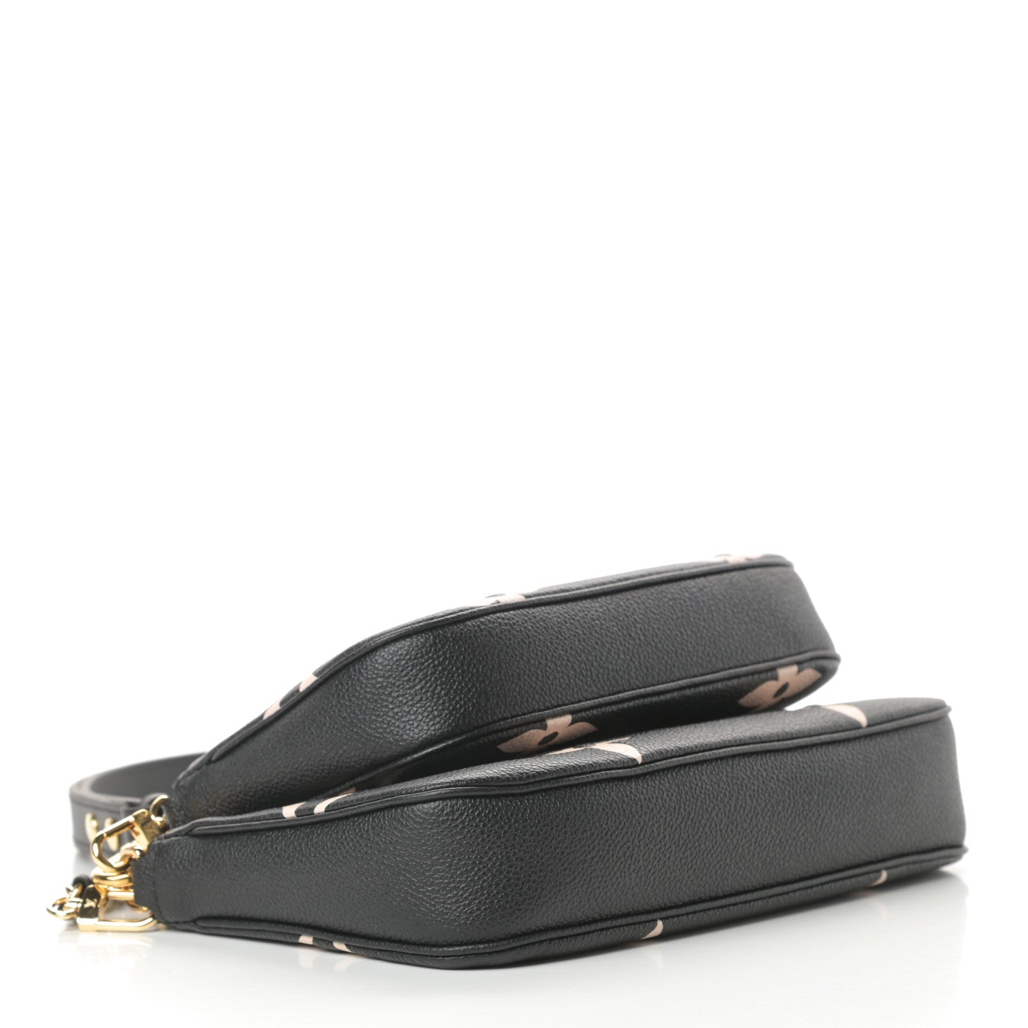 Louis Vuitton Empreinte Monogram Giant Multi Pochette Accessories Black Beige 4 of 11