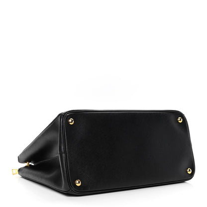 Prada Saffiano Large Galleria Double Zip Tote Black 3 of 8