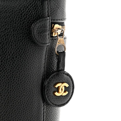 Chanel Caviar Vanity Cosmetic Case Black 12 of 13
