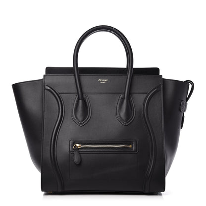 Celine Smooth Calfskin Mini Luggage Black 1 of 9