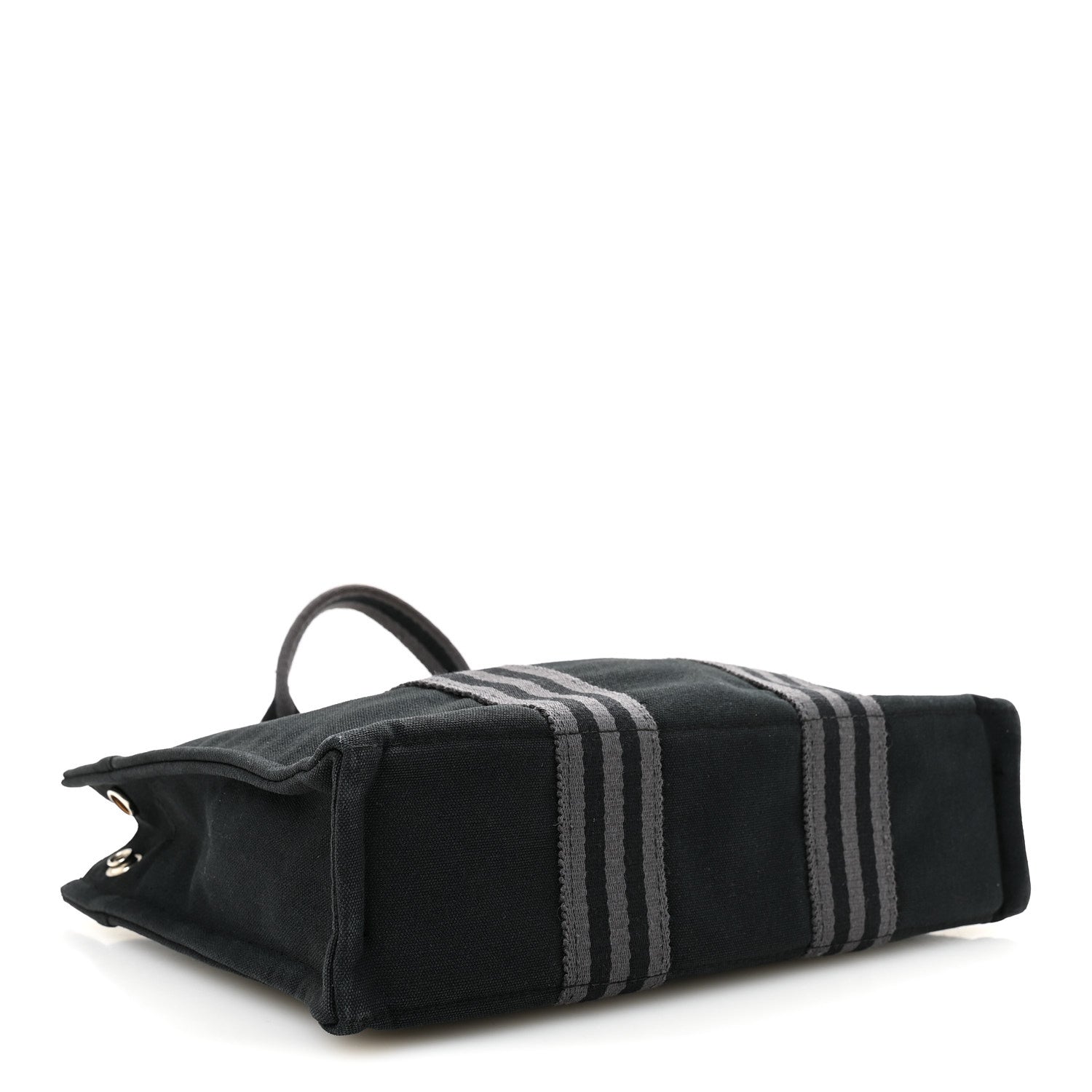 Hermes Canvas Herline PM Tote Black 4 of 9