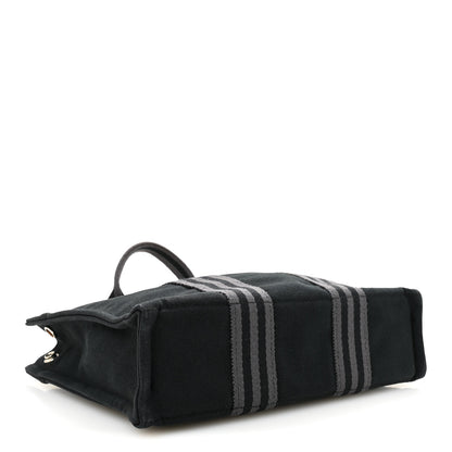 Hermes Canvas Herline PM Tote Black 4 of 9
