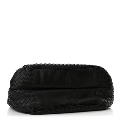 Bottega Veneta Nappa Intrecciato Medium Campana Shoulder Bag Black 5 of 14