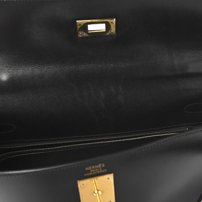 Hermes Box Kelly Retourne 32 Black Black 12 of 12