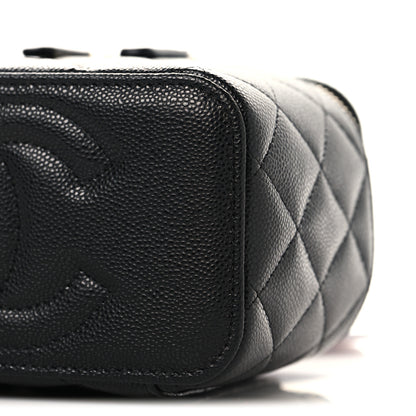 Chanel Caviar Quilted Small Vanity Case With Chain Black 11 of 12