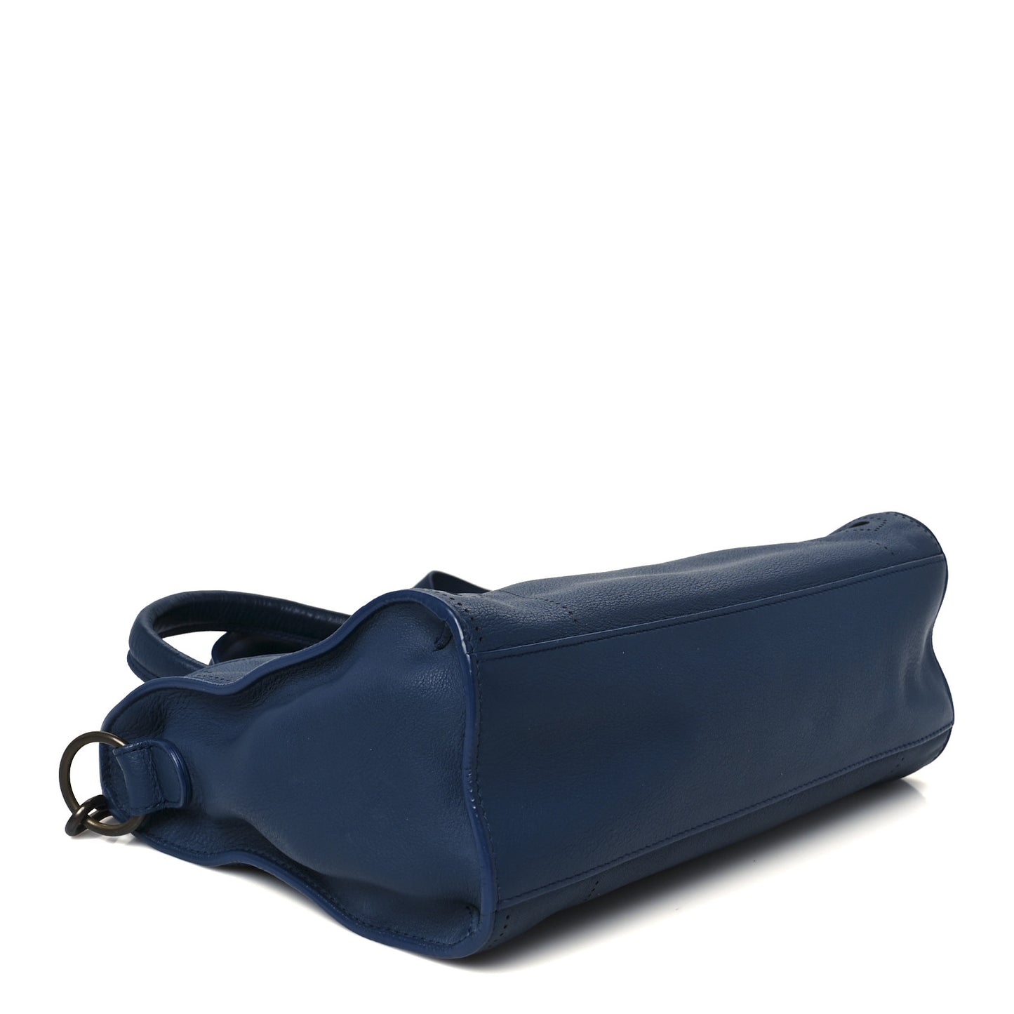 Veau Soyeux Perforated Blackout Hardware S City Bleu Marine