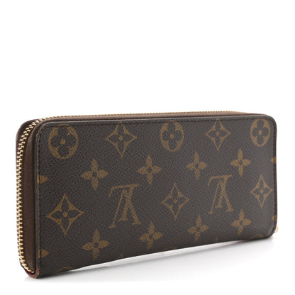 Louis Vuitton Monogram Clemence Wallet Hot Pink 3 of 10