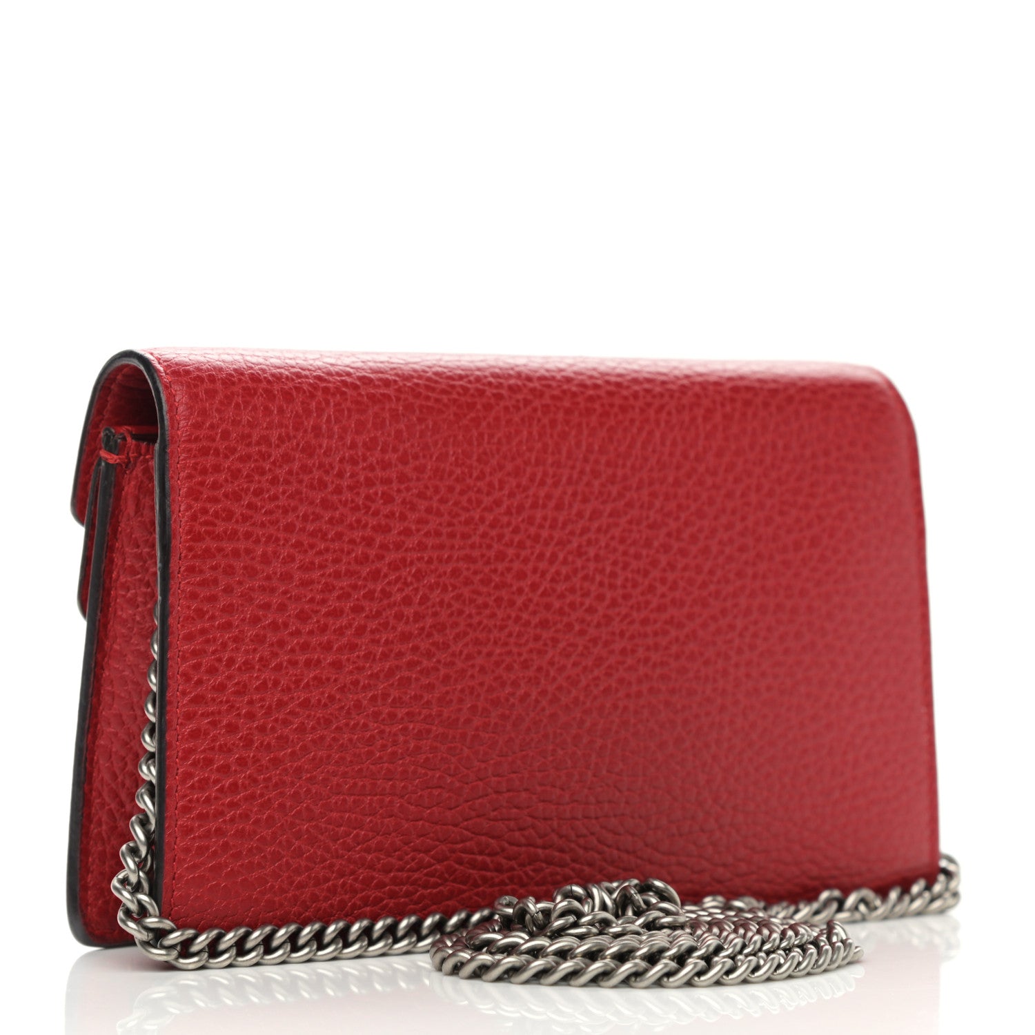 Gucci Calfskin Super Mini Dionysus Shoulder Bag Hibiscus Red 3 of 11