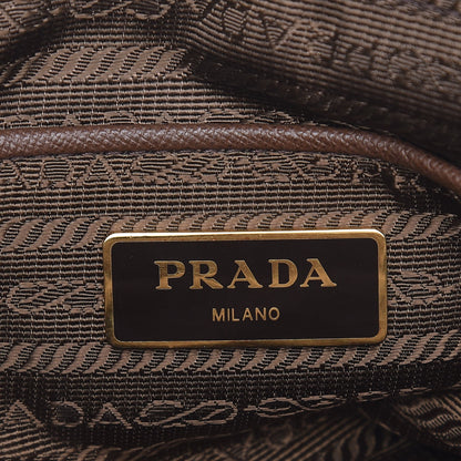 Prada Saffiano Tessuto Nylon Tote Corinto 7 of 9