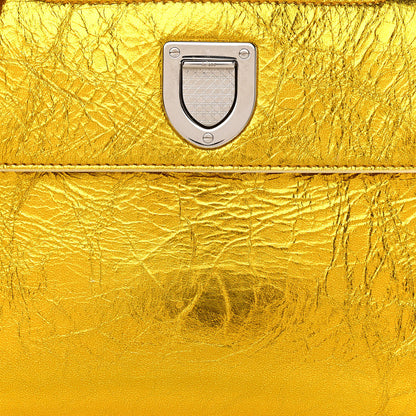 Christian Dior Metallic Calfskin Mini Diorever Flap Gold 8 of 15