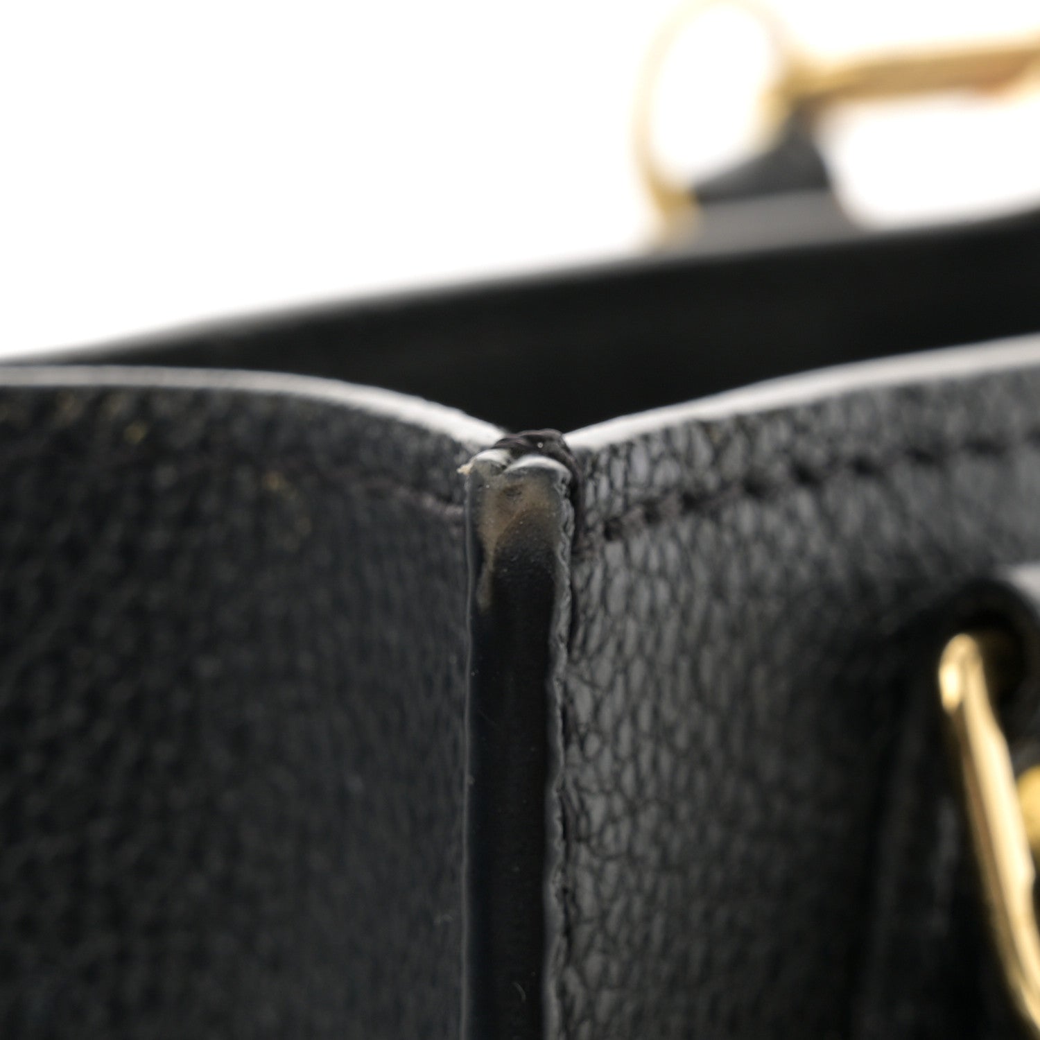Louis Vuitton Empreinte Monogram Giant Petit Sac Plat Black Beige 11 of 12