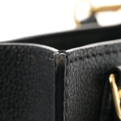 Louis Vuitton Empreinte Monogram Giant Petit Sac Plat Black Beige 11 of 12