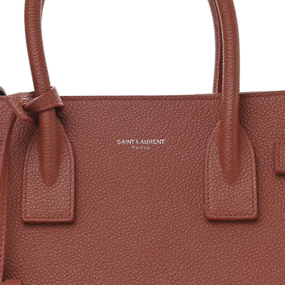 Saint Laurent Grained Calfskin Baby Sac De Jour Supple Canyon 8 of 11