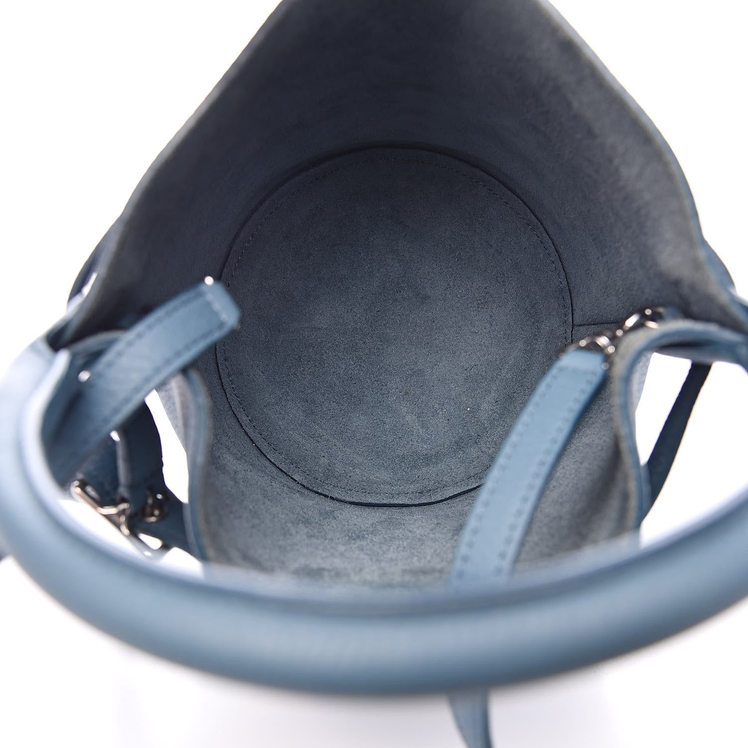 Celine Supple Grained Calfskin Nano Big Bag Bucket Slate Blue 5 of 10